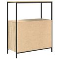 vidaXL Kúpeľňová skrinka s policami dub sonoma 76,5x35x95 cm
