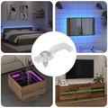 vidaXL LED páskové svorky Dĺžka 23,8 mm 12 ks Priehľadná