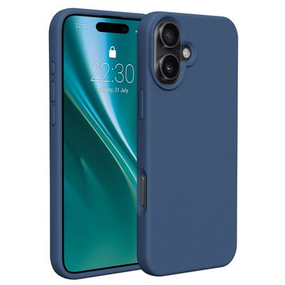 Etteri Silicone case pre iPhone 16 Plus 6,7" tmavomodrá