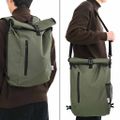 vidaXL Cyklistická taška Olivová 31 x 13 x 58 cm Polyester