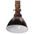vidaXL Nástenné lampa 25 W čierna E27