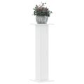 vidaXL Stojany na rastliny 2 ks biele 30x30x95 cm kompozitné drevo