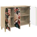 vidaXL Servírovacia skriňa BORNE Sonoma 102 x 33 x 75 cm