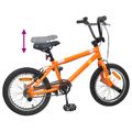 vidaXL BMX Bicykel 20 Palcov pre nad 9 rokov Oranžová