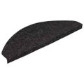 vidaXL Nášľapy na schody samolepiace 10 ks antracitové 65x22,5x3,5 cm