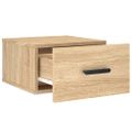 vidaXL Nástenný nočný stolík dub sonoma 35x35x20 cm