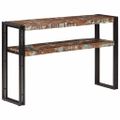 vidaXL Konzolový stolík 120x30x75 cm masívne recyklované drevo