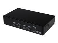 USB, Keyboard, Video, Mouse, Computer Switch Box for 2560x1600 DP Monitor (SV431DPUA) - Prepínač KVM / audio / USB - 4 x KVM / zvuk / USB - 1 miestny používateľ - desktop - pre P/N: DP4N1USB6, IM12D1500P, SV431RACK, SVA12M2NEUA, SVA12M5NA