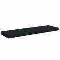 vidaXL Plávajúce nástenné police 2 ks, čierne 80x23,5x3,8 cm, MDF