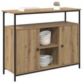 vidaXL Servírovacia skriňa Remeselný dub 100 x 35 x 80 cm