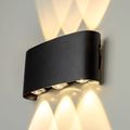 Modee LED čierna nástenná lampa 6W 470lm neutrálna biela (ML-LWL0002)