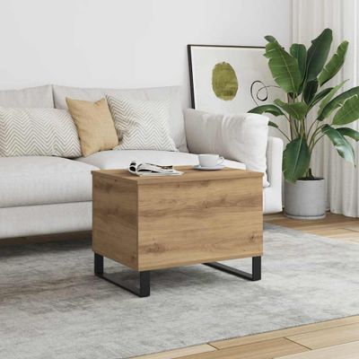 vidaXL Konferenčný stolík dub artisan 60x44,5x45 cm kompozitné drevo