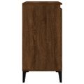 vidaXL Nočný stolík hnedý dub 40x35x70 cm spracované drevo