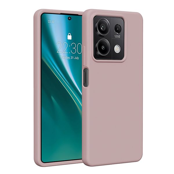 Etteri Silicone puzdro pre Xiaomi Redmi Note 13 5G svetloružové