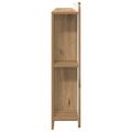 vidaXL Čelo postele skrinka Dub artisan 140 cm Kompozitné drevo
