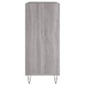 vidaXL Skrinka na platne sivá sonoma 84,5x38x48 cm kompozitné drevo