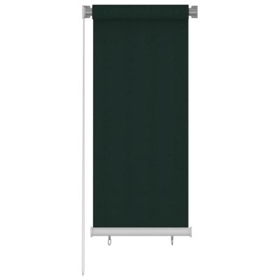 vidaXL Vonkajšia zatemňovacia roleta 60x140 cm tmavozelená HDPE