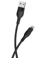 Kábel Maxlife MXUC-07 USB - Lightning 1,0 m 2,4A čierny nylon