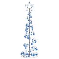vidaXL LED vianočný stromček s ozdobami 120 LED teplá biela 180 cm