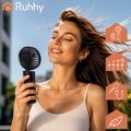 Mini ručný ventilátor Ruhhy 27781,2400mAh USB-C, čierny