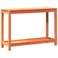 vidaXL Stôl na presádzanie a polica voskovohnedý 108x35x75 cm borovica
