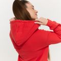 Dámska Longline mikina Limitless Hot Red - GymBeam, veľkosť XXL, veľkosť oblečenia XXL