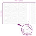 vidaXL Hexagonálny plot 1,6 x 100 m Pozinkovaná oceľ Strieborná