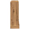 vidaXL Obloženie krbu dub artisan 100x30x87,5 cm kompozitné drevo