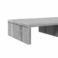 vidaXL Stojan na monitor sivý sonoma 50x27x10 cm kompozitné drevo