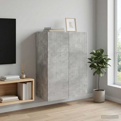 vidaXL Nástenná skrinka 66 x 34,5 x 90 cm Kompozitné drevo