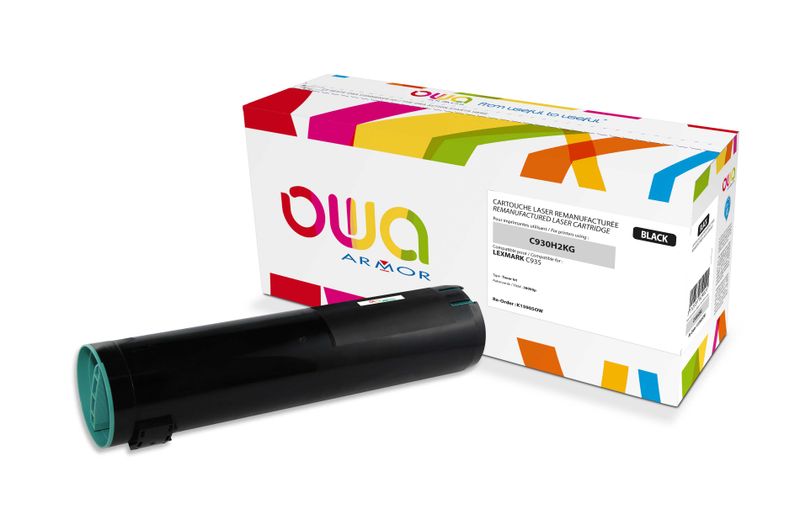OWA Armor toner kompatibilný s Lexmark C930H2KG, 38000st, čierna/black