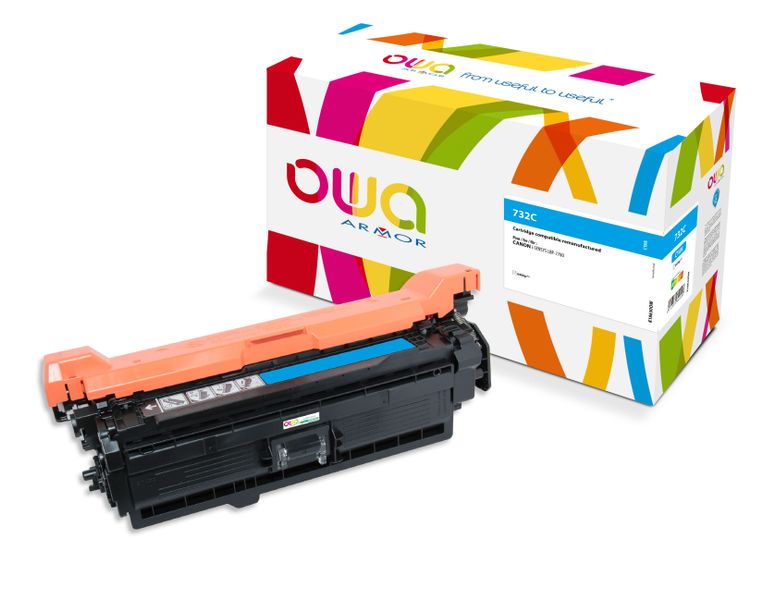 OWA Armor toner kompatibilný s CANON CRG-732 C, 6400st, modrá/cyan
