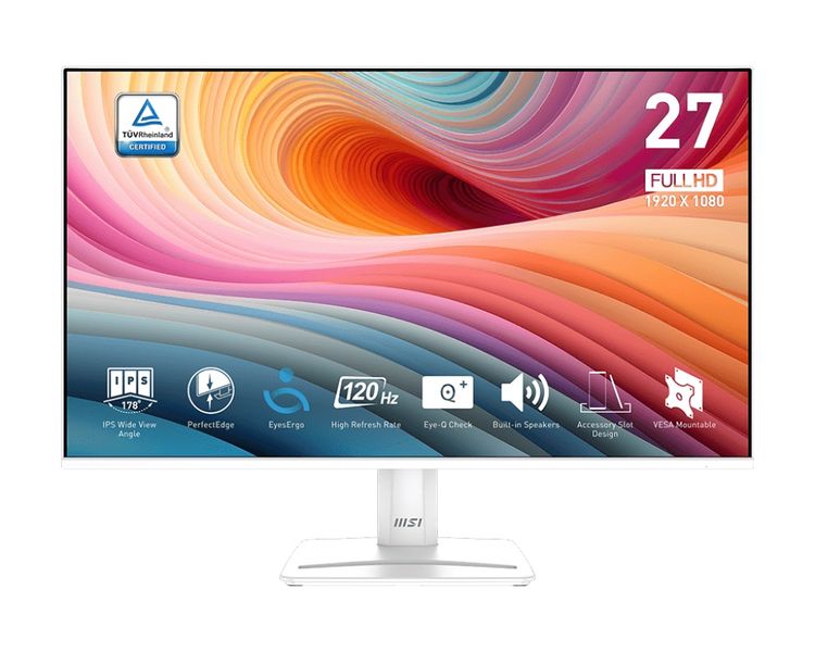 MSI Pro/MP275W E2/27''/IPS/FHD/120Hz/1ms/Biela/3R