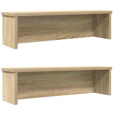 vidaXL kuchynské stojany stohovateľné 2 ks dub sonoma 60x15x16 cm