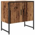 vidaXL Skrinka na umývadlo staré drevo 60x33x60 cm kompozitné drevo