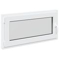 vidaXL Otočné a sklopné okno do suterénu RISOR 100 x 50 cm PVC a sklo