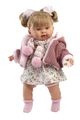 Llorens 42286 ALEXANDRA - realistická bábika so zvukmi a látkovým telom - 42 cm