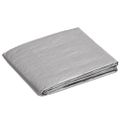 vidaXL Plachta 90 g/m² 8x10 m sivá HDPE