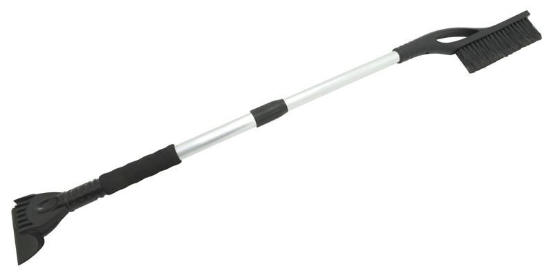 Škrabka s košťačkom BLACK teleskopická 77 - 100cm