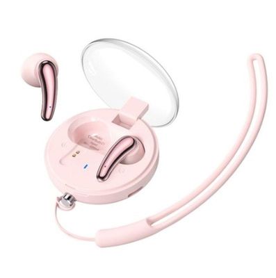 Remay bluetooth headphone tws C1 bt 5.3 enc ružová