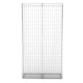 vidaXL Záhradná gabiónová stena+sklenené kamienky a LED 100x30x150 cm
