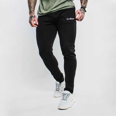 Tepláky Slimfit Black - GymBeam, veľkosť L