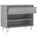 vidaXL Botník sivý dub sonoma 70x36x60 cm spracované drevo