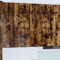 vidaXL Závesná skrinka Dymová dub 60 x 31 x 100 cm Kompozitné drevo