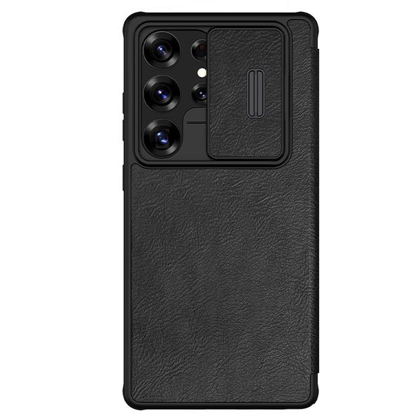 Nillkin qin pro leather case samsung S25 ultra  čierne