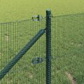 vidaXL Zváraný drôtový plot s hrotmi 10 x 0,6 m Oceľ s PVC povrchom
