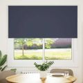 vidaXL Zatemňovacia roleta námornícka modrá 145x130 cm šírka látky 141,6 cm polyester