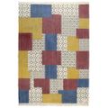 vidaXL Ručne tkaný koberec Kilim, bavlna 200x290 cm, potlač, farebný