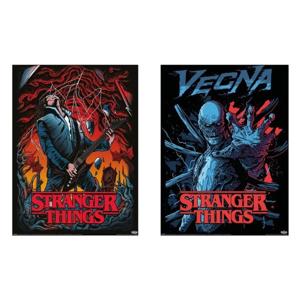 Sada plagátov Stranger Things - Eddie & Vecna (2 ks)