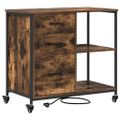 vidaXL Kabinet s nabíjacou stanicou 76 x 41 x 72 cm Kompozitné drevo